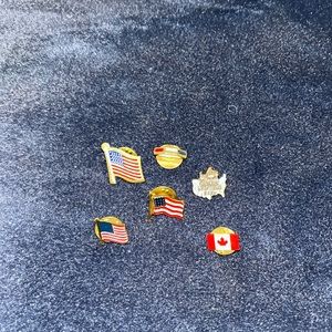 VTG Patriotic Flag Pins